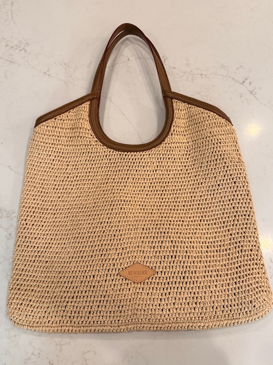 MZ Wallace Handbags - MZ Wallace Camel Large Crochet Georgica Tote
